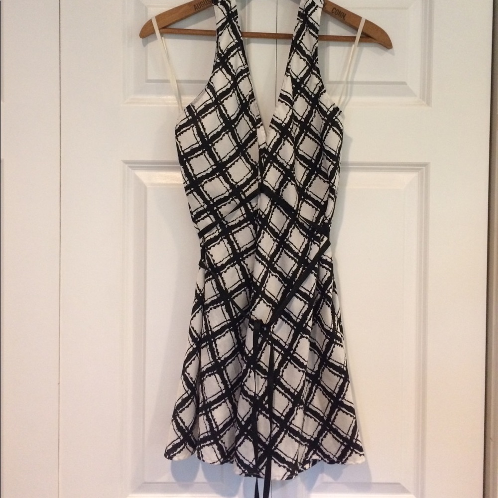 New York & Company Halter Fit and Flare Sundress