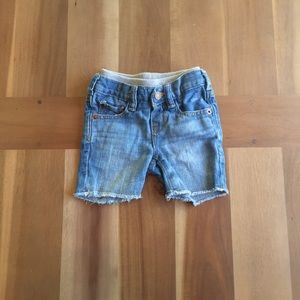 Baby Gap cut-off jean shorts