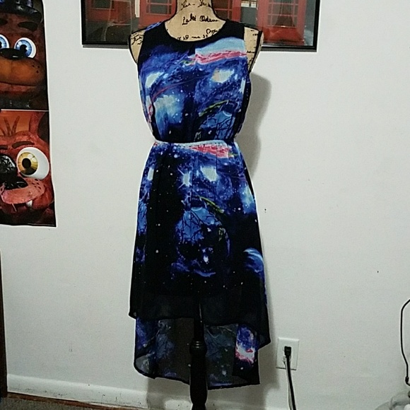 Galaxy High Low Dresses
