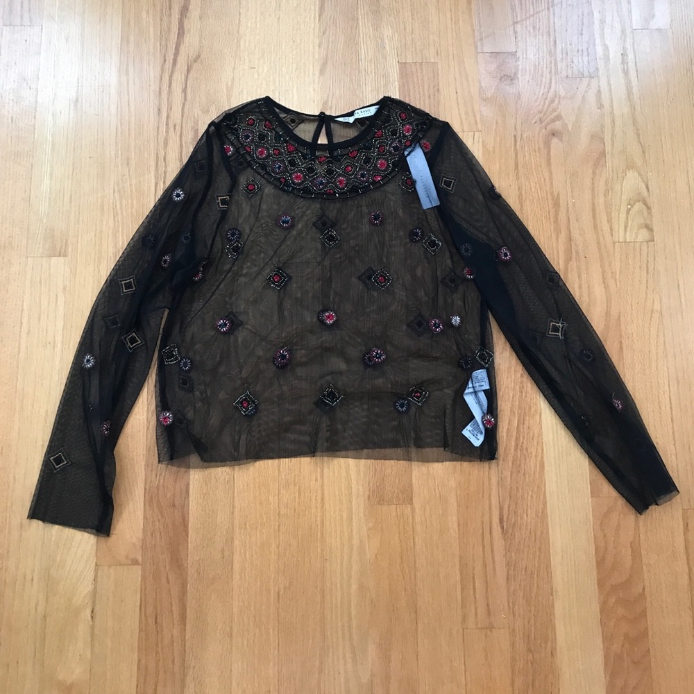 Zara Embroidered Top