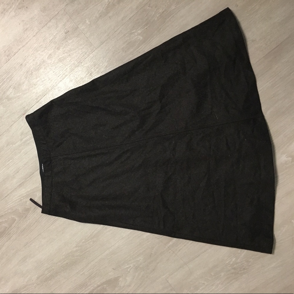 Gap Wool Midi Skirt in Chocolate