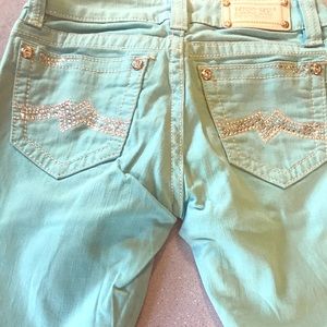 Miss me turquoise denim