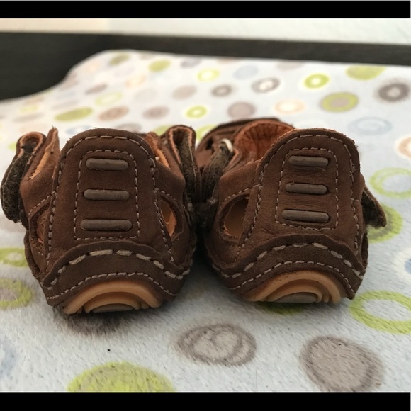 Leather Stride Rite Sandals Baby Boy Sz 2m - Picture 3 of 5