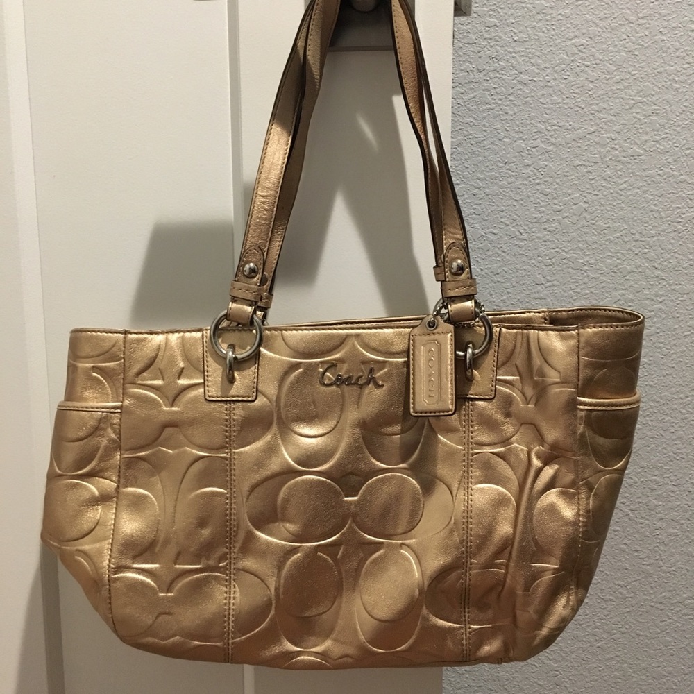 Bronze Coach purse