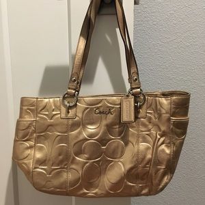 Bronze Coach purse