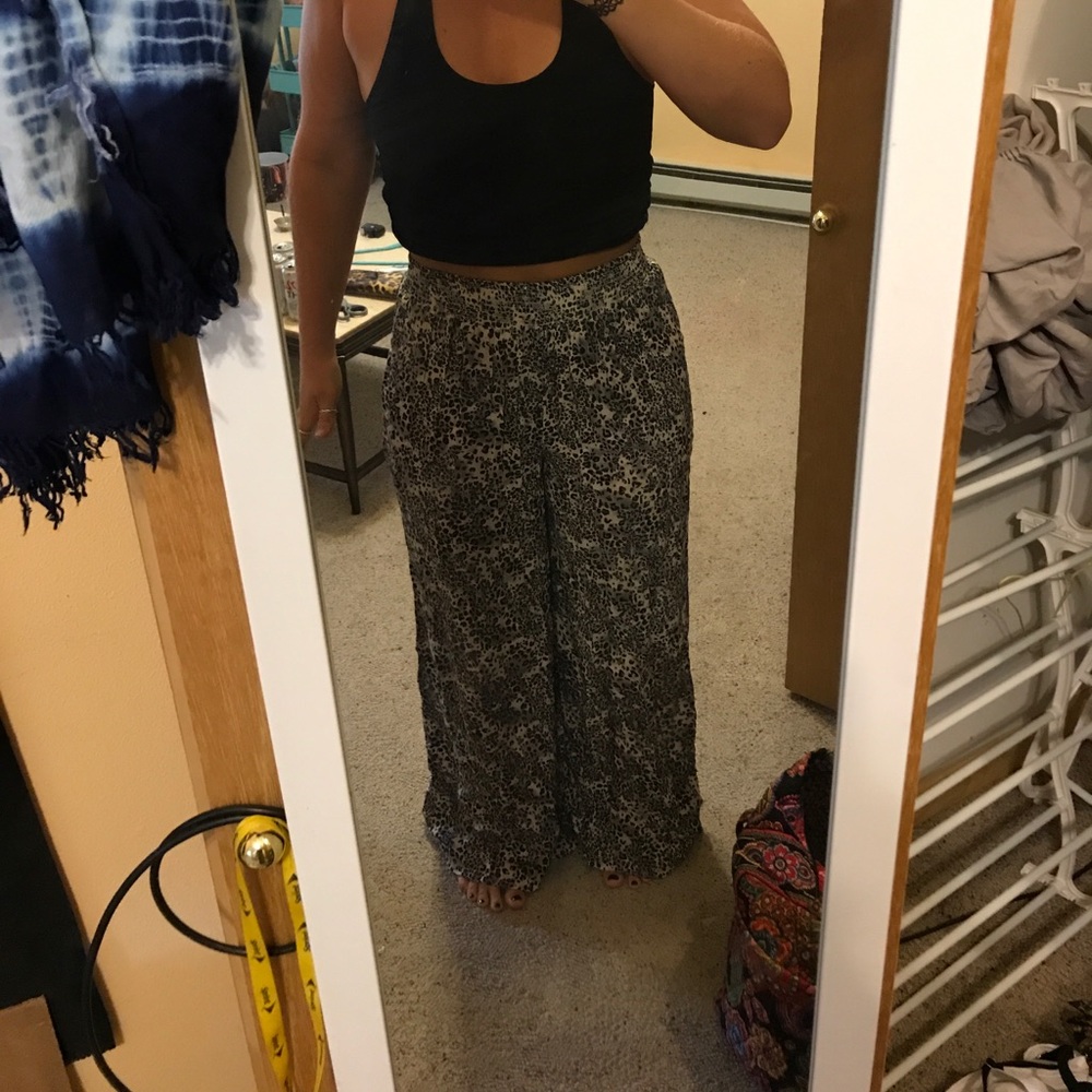 cheetah bell bottoms