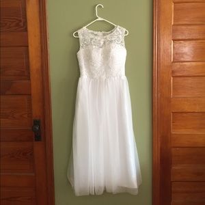 Beautiful & Angelic junior bridesmaid dress
