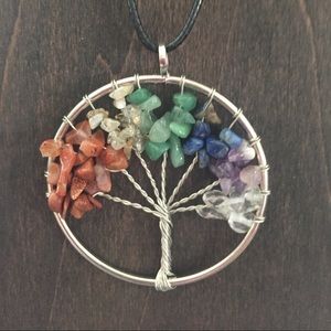 🎁SALE🎁🌲🌈 HANDMADE TREE OF LIFE NECKLACE