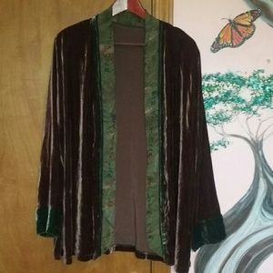 Sea Silk by Laura Huhn Velvet Jacket