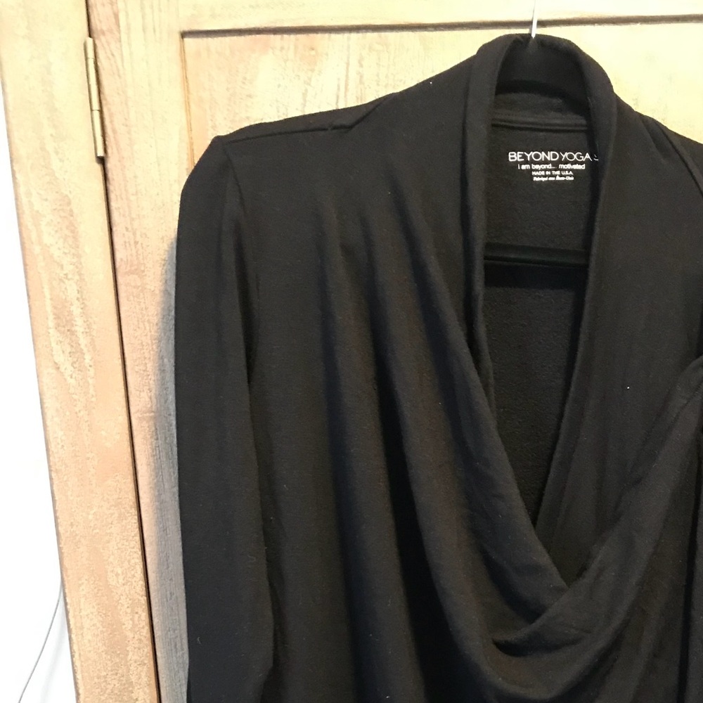 Beyond Yoga wrap sweater