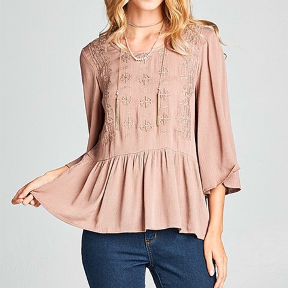 Blush top