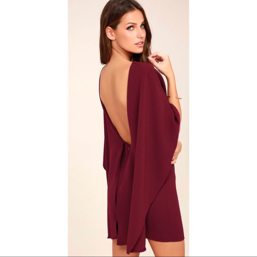 Fall Backless Dress