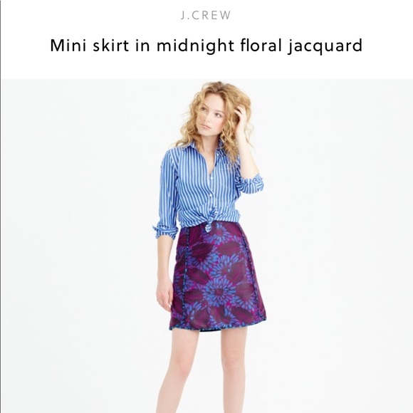 J. Crew mini skirt - Picture 1 of 6