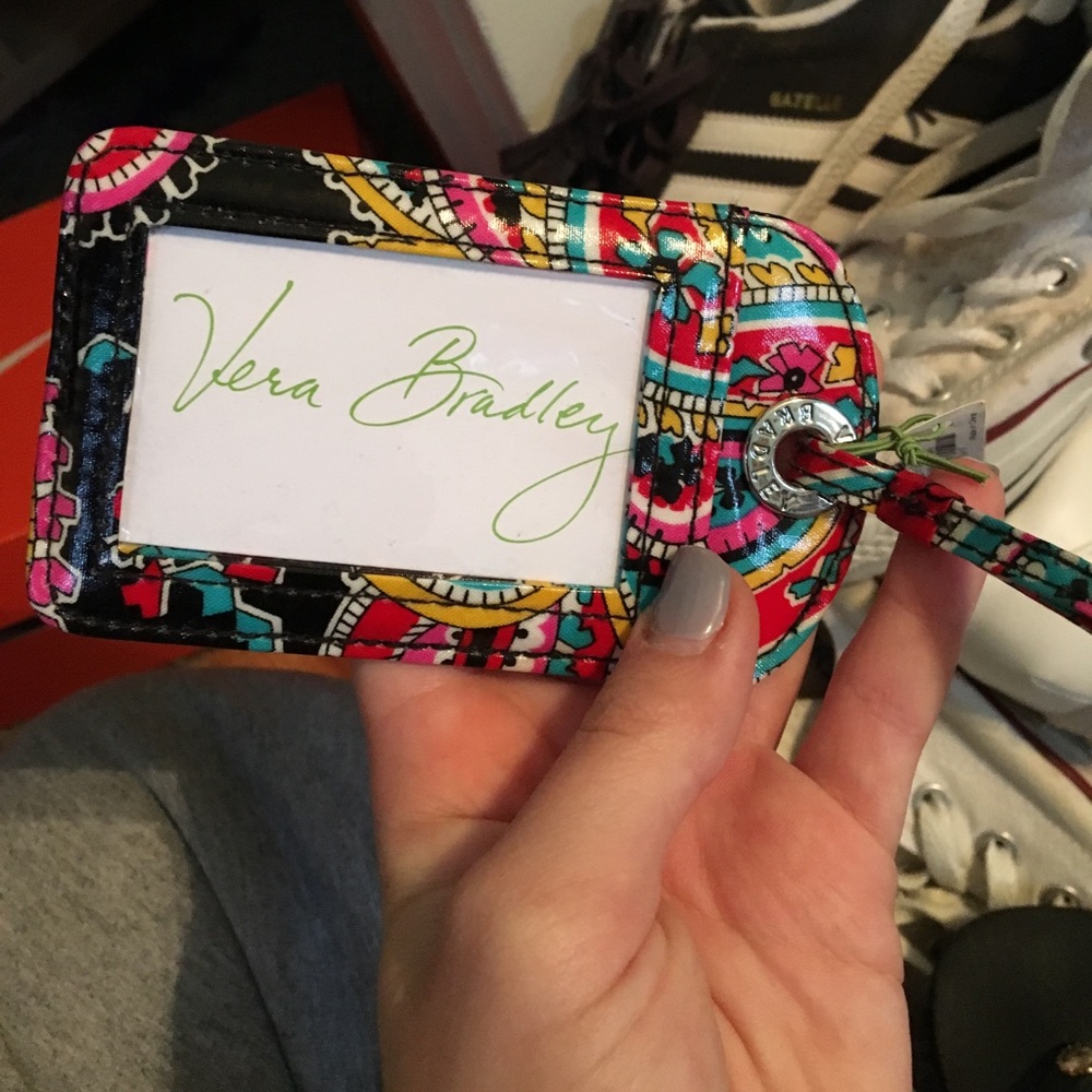 vera bradley luggage tag