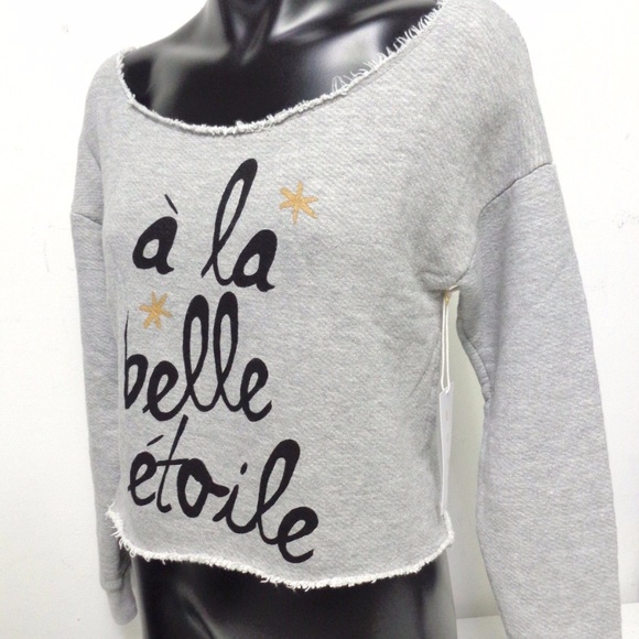 NWT Spiritual Gangster A La Bella Crop Sweatshirt - Picture 2 of 4