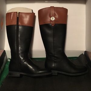 Tommy Hilfiger riding boots-wife calf