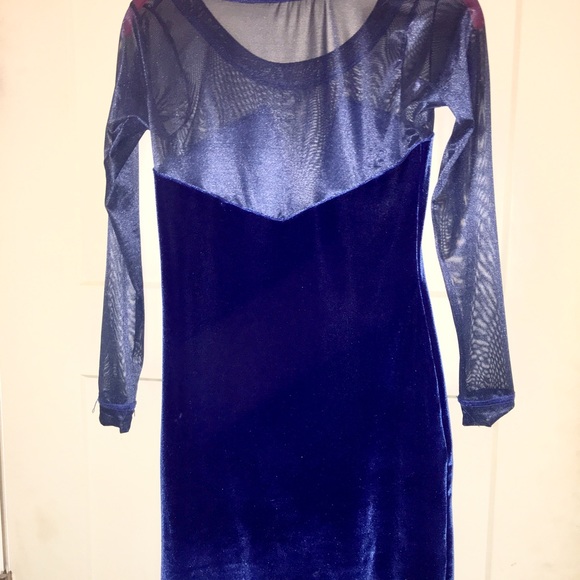 Brian Lichtenberg like new velvet & mesh runway - Picture 6 of 7