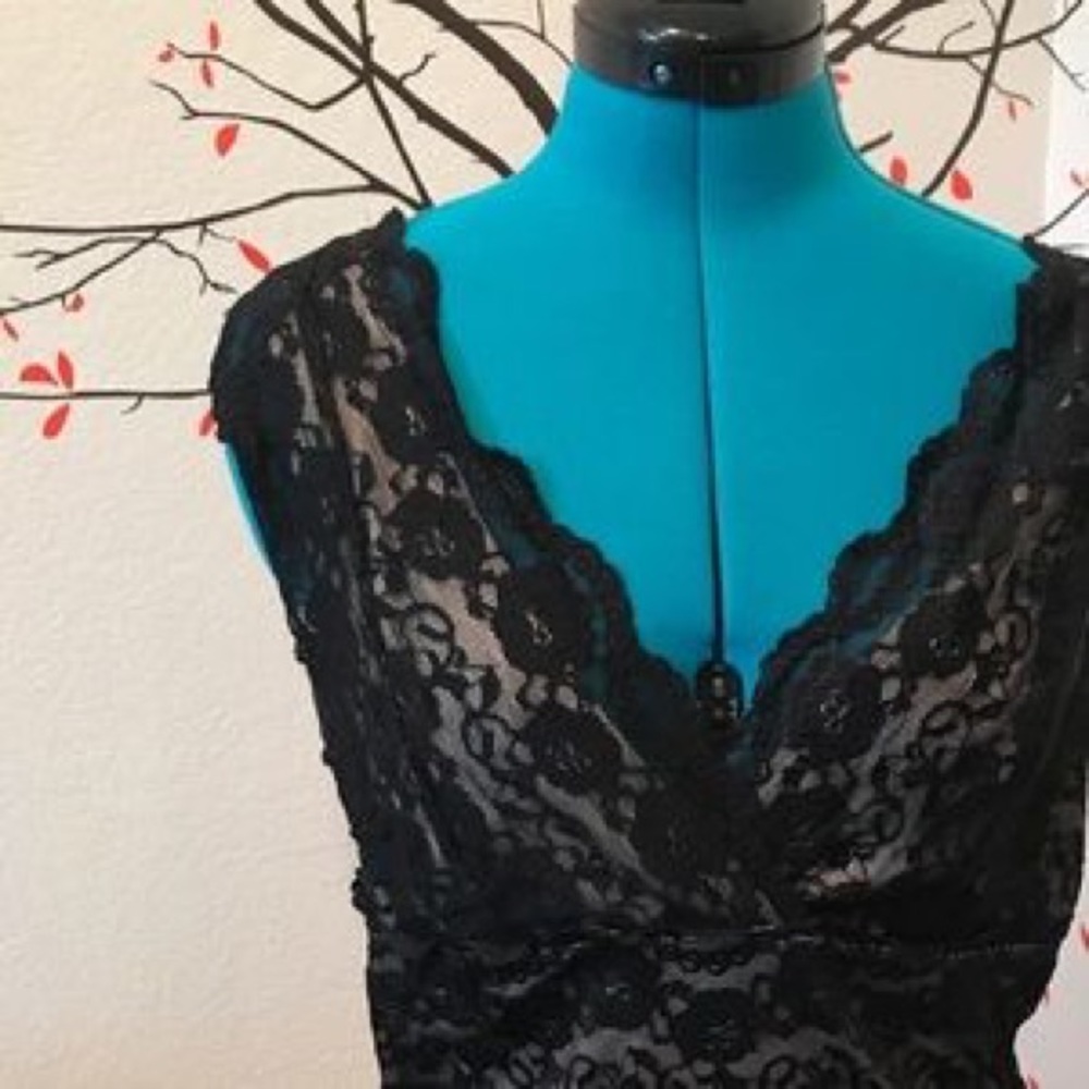 Black Lace blouse/shirt. New