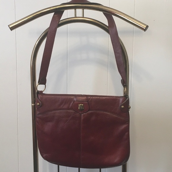 Vintage Etienne Aigner hinged leather bag - Picture 2 of 6