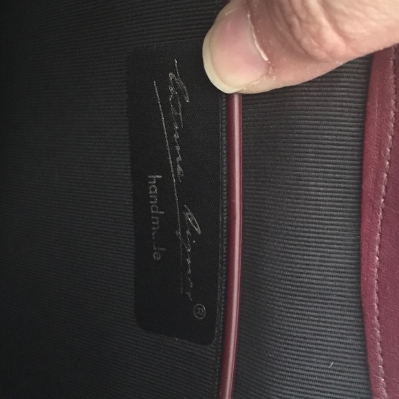 Vintage Etienne Aigner hinged leather bag - Picture 5 of 6