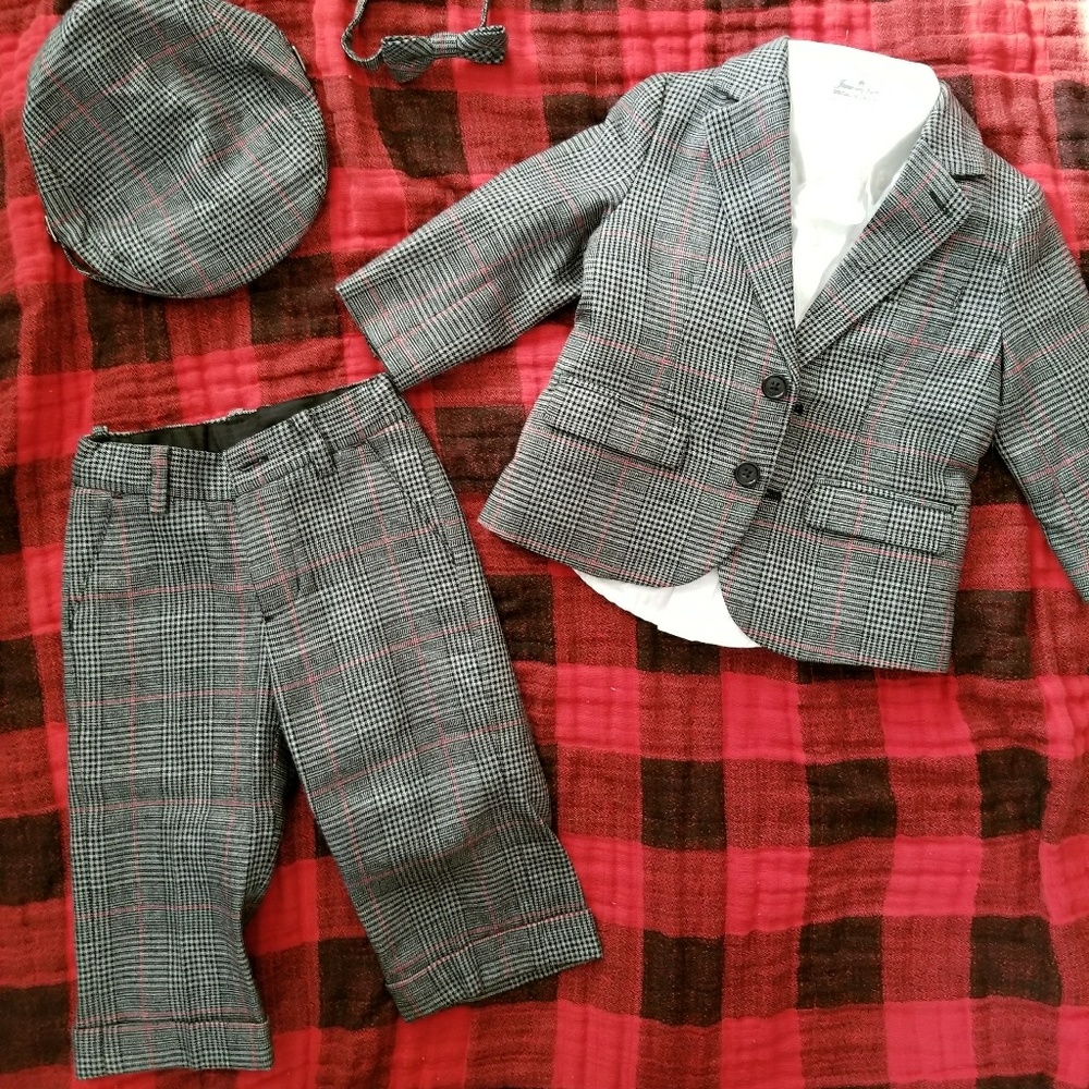 Janie and jack 12-18 5 piece dressy holiday outfit