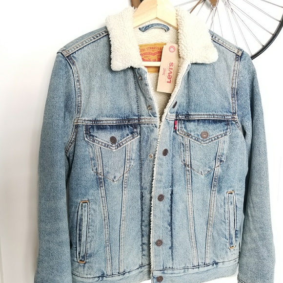 Levi's Jackets & Blazers - LEVI'S Sherpa Trucker Denim Jacket (MEN'S)