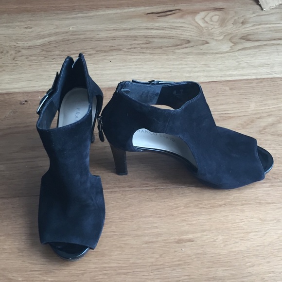 Franco Sarto suede buckle heels - Picture 1 of 8