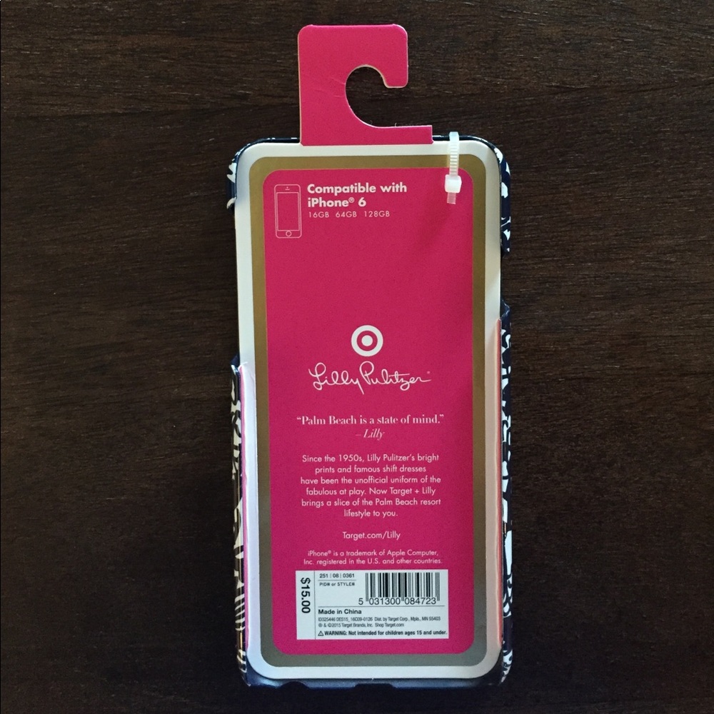 Lilly for Target iPhone6 Case NWT