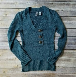 V neck sweater from buckle