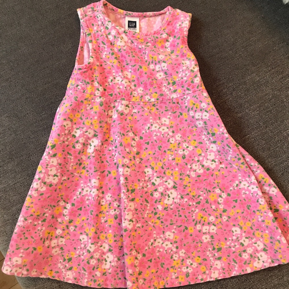 Baby Gap Floral Corduroy Dress