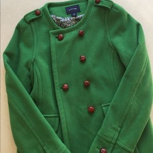 Lands End green coat 10- PRICE IS FIRM