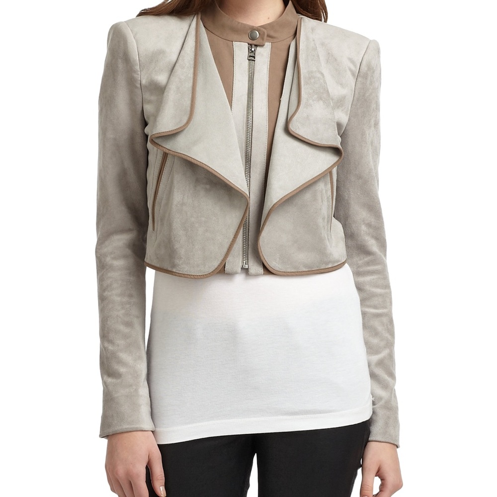 Bcbg Cropped Jacket M NEW