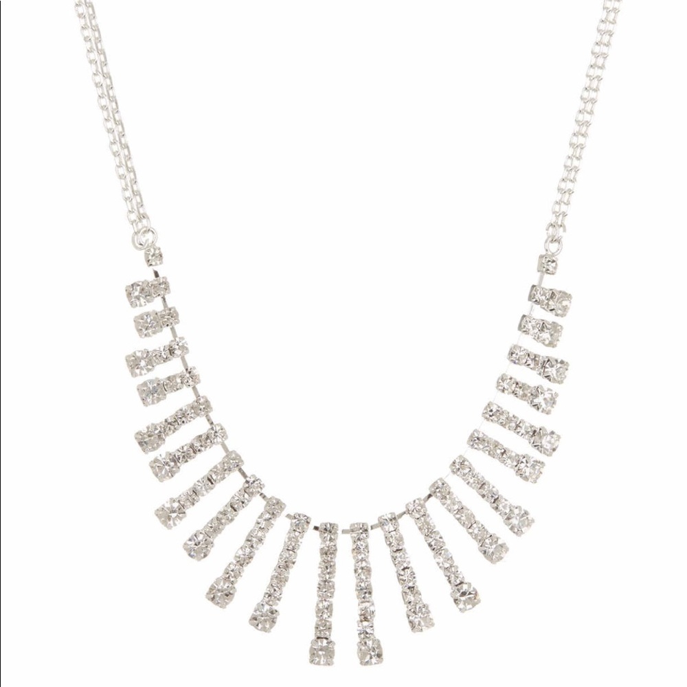 Crystal studded necklace
