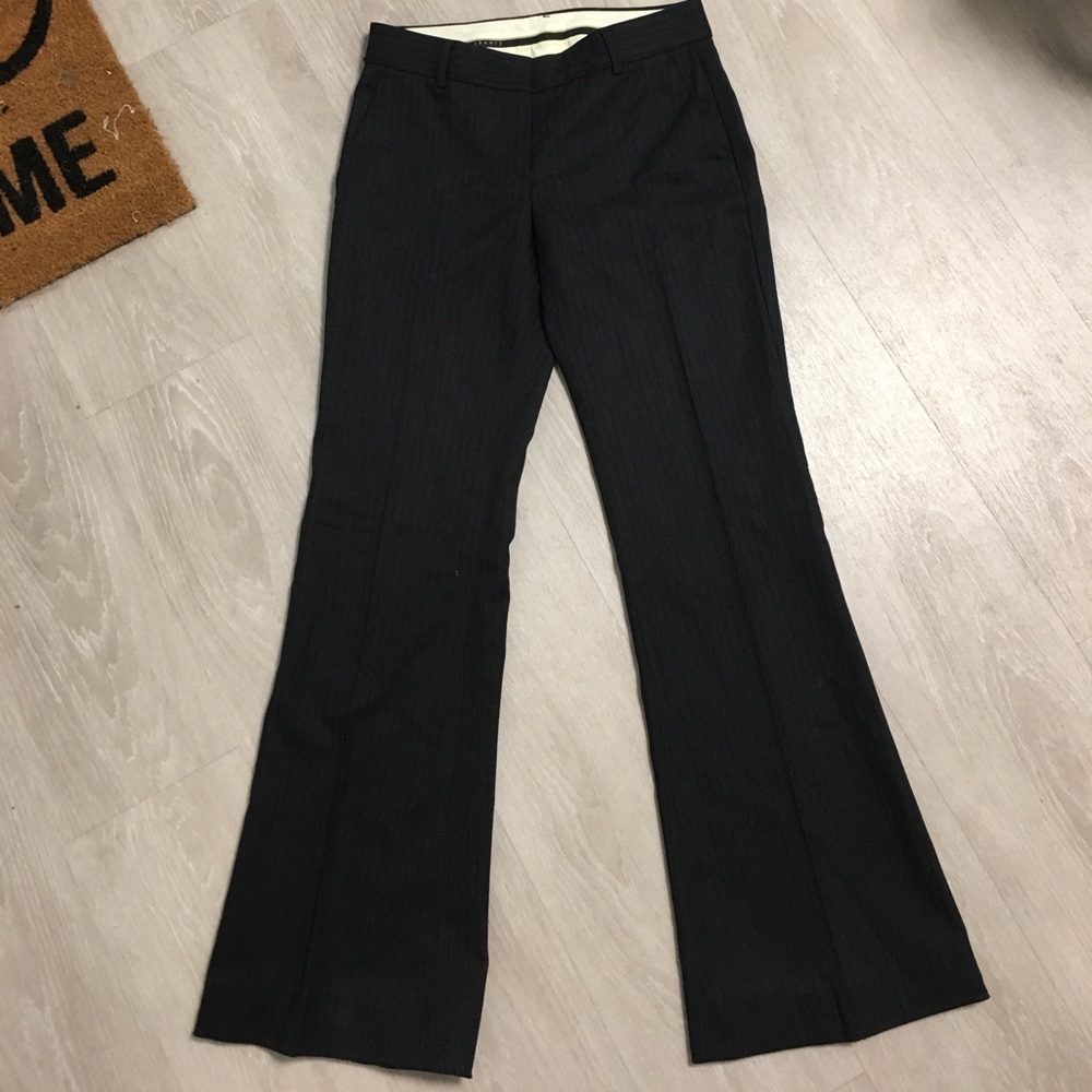 Theory Wool Trouser in Pinstripe