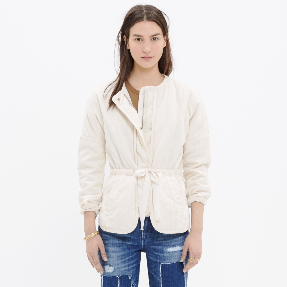 Madewell Quilted Drawstring Jacket