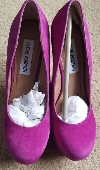 Pammy berry suede wedge - Picture 2 of 4