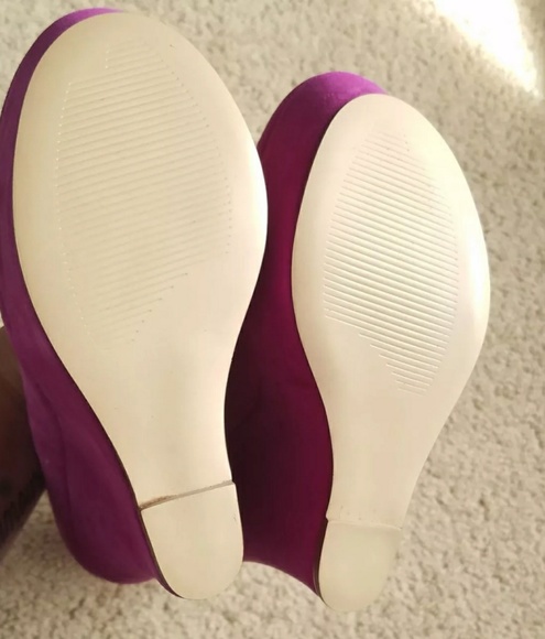 Pammy berry suede wedge - Picture 3 of 4