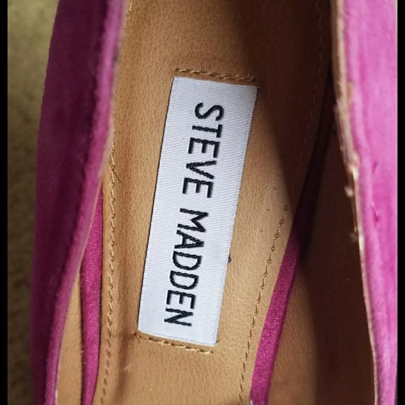 Pammy berry suede wedge - Picture 4 of 4