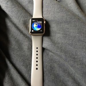 Apple Watch gold, with box ,charger & 2 bands