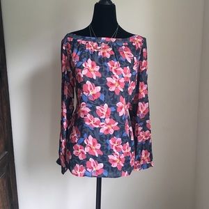 Loft multi floral blouse NWT LP