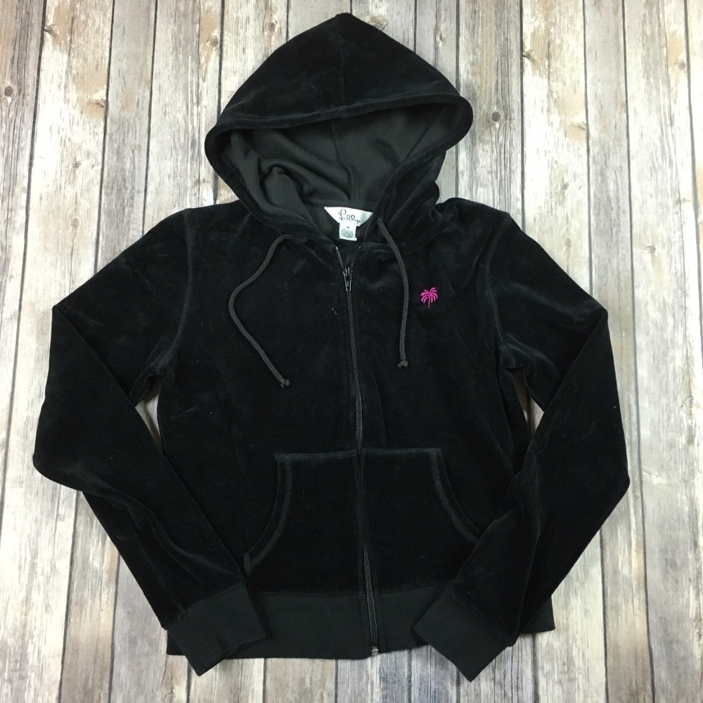 Lilly Pulitzer Velour Hoodie Zip Up