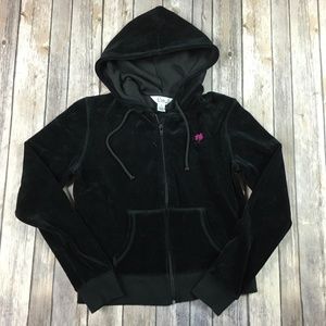 Lilly Pulitzer Velour Hoodie Zip Up