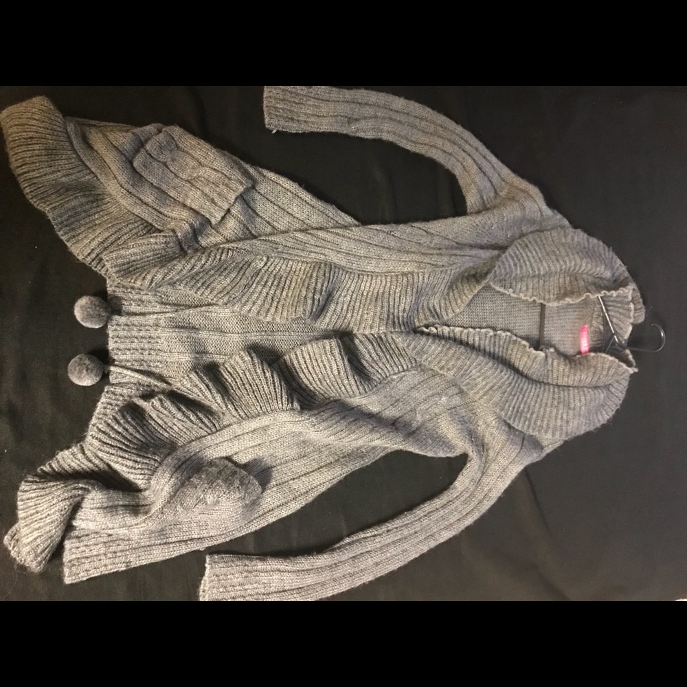 Long Gray Cardigan