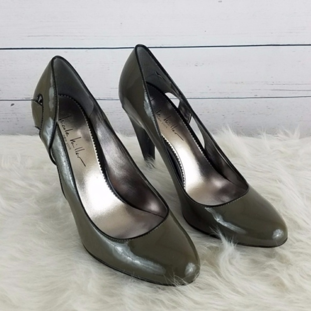 Nicole Miller New York Patent Leather Pumps Size 8