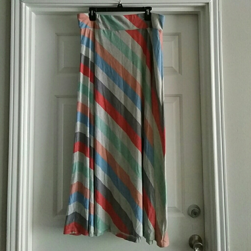 🎈FINAL PRICE🎈 Colorful Striped Maxi Skirt