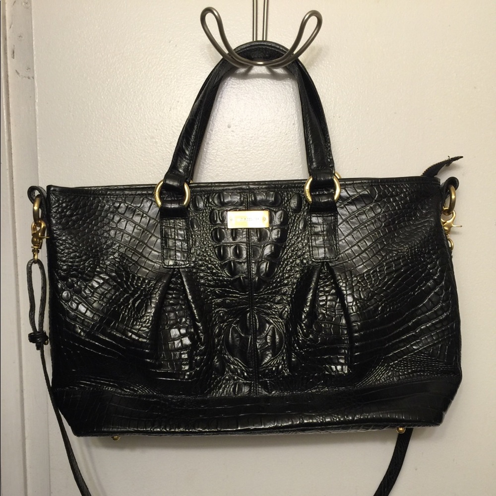 Large Black Brahmin Bag-Great Used Condition