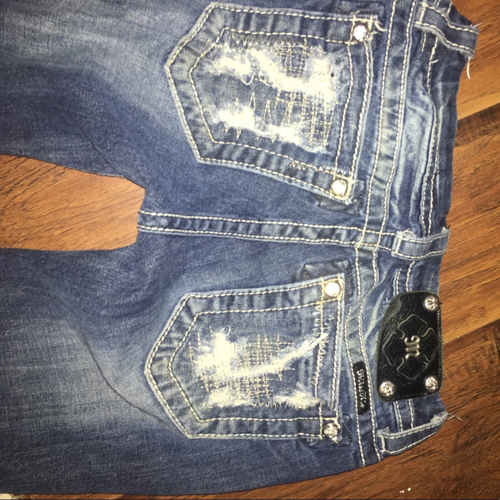 Miss me size 25 straight jeans