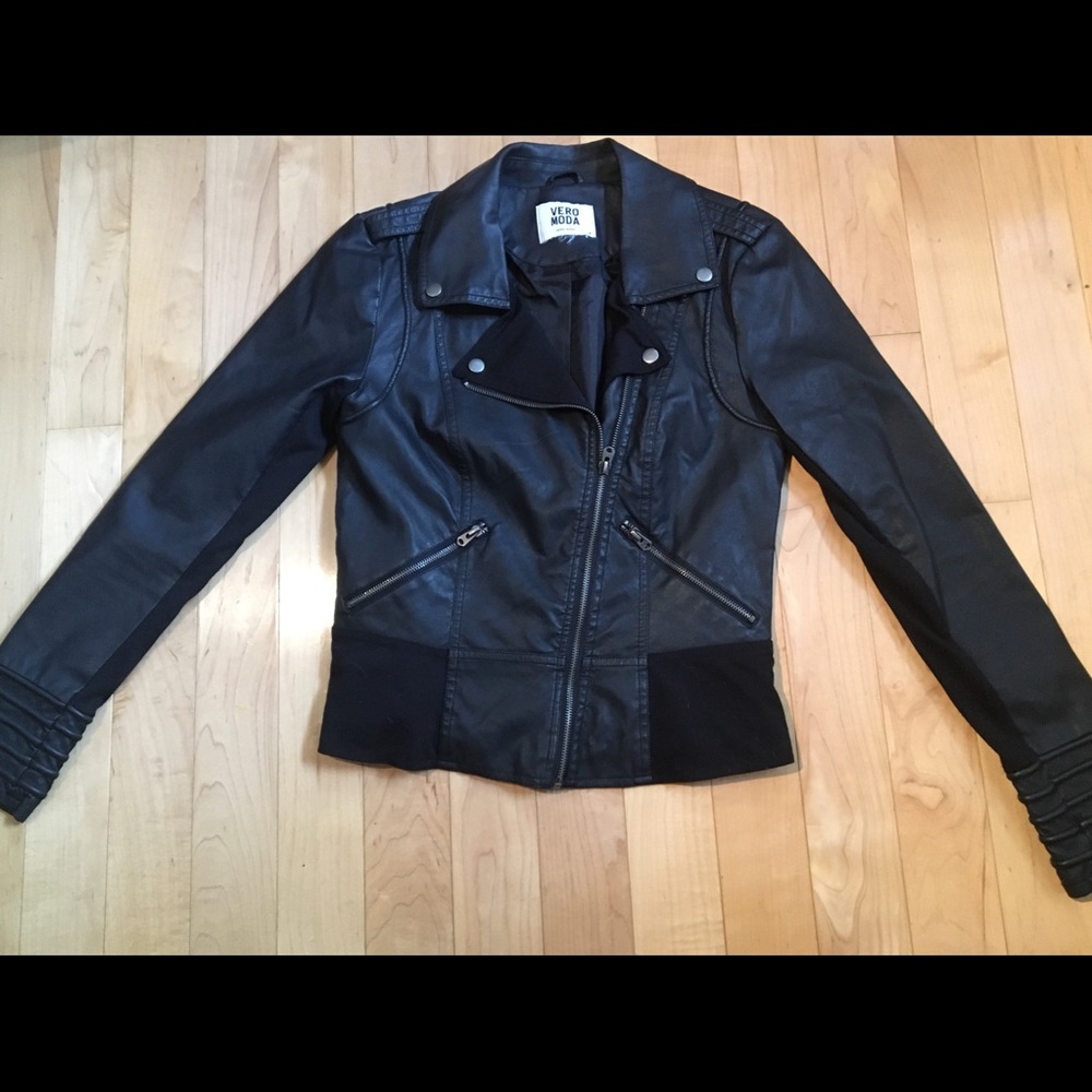 ASOS “Vero Moda” Faux Leather Biker Jacket