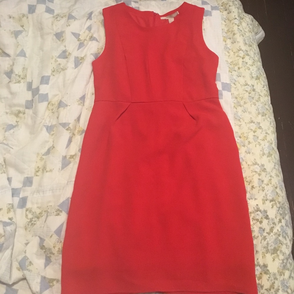 Bright Red Dress