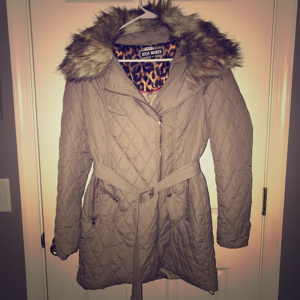 Steve Madden Belted Coat